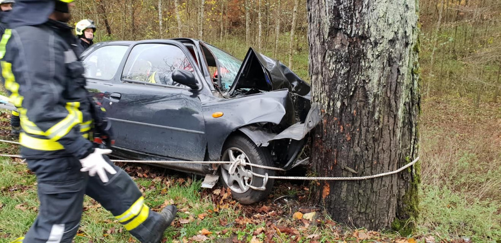 Niebezpieczne zdarzenie na drodze