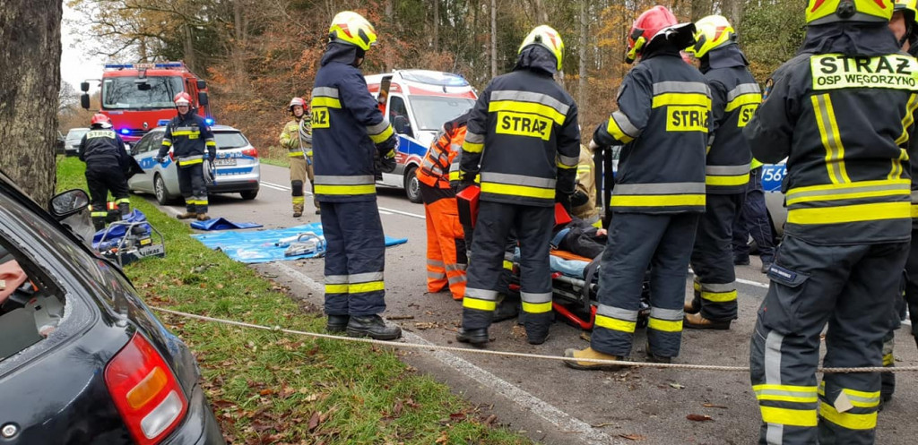 Niebezpieczne zdarzenie na drodze